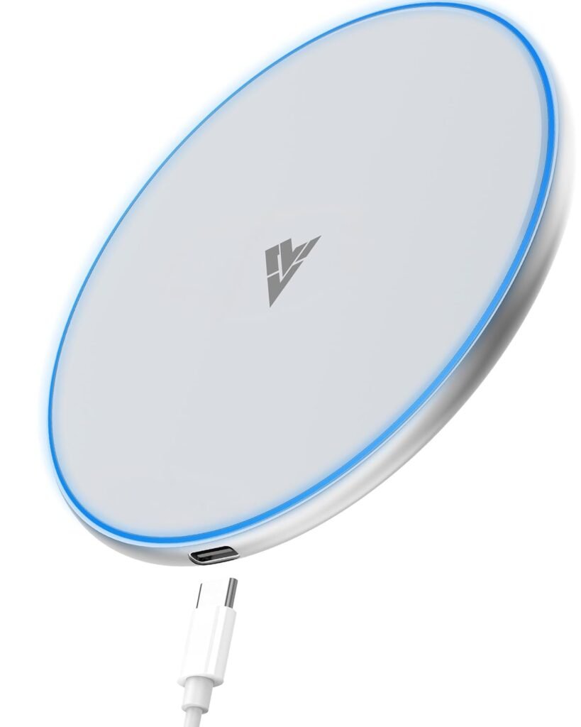 Purchase Vaku Luxos® 15W Wi-fi Charger Albany Sequence Quick Charging Pad PD Qi-Licensed with Kind C Cable for iPhone 15/15 Plus/15 Professional/15 Professional Max, iPhone 14/14 Plus/14 Professional/Max, iPhone 13/12/11 Sequence- White – Greatest Value India | AskMeFlash