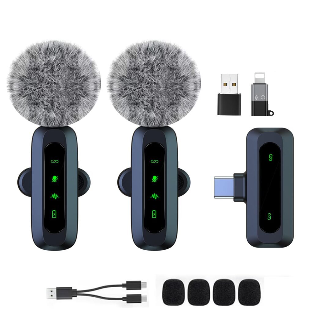 Purchase Mini Wi-fi Lavalier Microphone for Android and iPhone, iOS Units – Noise Discount Lapel Mic for Recording, Clip on Mic, for Video Recording, Tiktok, Youtube, Vlog Podcast Content material Creator – Greatest Worth India | AskMeFlash
