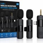 Purchase 3-in-1 Wi-fi Lavalier Microphone with Noise Cancellation, Twin Microphones + 3-in-1 Receiver, Kind-C/Lightning/3.5mm, Plug & Play for iPhone, Android, Digital camera, Laptop computer, YouTube, Vlog & Reside Streaming – Greatest Worth India | AskMeFlash
