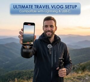 Purchase Wi-fi Lavalier Microphone 2 in 1 Mini Clip On Mic - Greatest Worth India | AskMeFlash - Image 7
