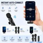Purchase Wi-fi Microphone, 2.4GHz, Plug & Play, Noise Discount, 20M Transmission, Suitable with Android, Kind-C - Finest Value India | AskMeFlash - Image 2