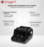 Purchase swaggers Combine Worth Observe Counting Machine with Contact Panel & Superior Faux Observe Detection, Utilized in Banks, Workplaces, Resorts, Hospitals, Colleges, Faculties, Retails Outlets, Jewelry Outlets and so forth. - Finest Value India | AskMeFlash - Image 2