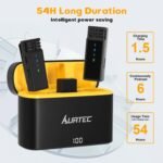 Purchase AURTEC Wi-fi Lavalier Microphone with Charging Case for Kind C/USB C Telephones, Set of two, Plug & Play, 100 Ft Vary, Noise Cancellation and Giant Battery - Greatest Value India | AskMeFlash - Image 4