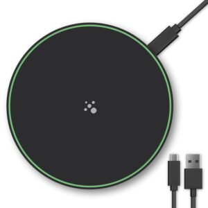 Purchase Quick Wi-fi Charger 15W – Qi-Licensed, Common Charging Pad, Appropriate with iPhone and Samsung, and Qi-Licensed Telephones – Slim Design, Overcharge Safety – Desk Telephone Charger – Finest Worth India | AskMeFlash