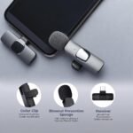 Purchase DDLC K8 Wi-fi Lavalier Microphone | Noise Cancelling Collar Mic for All Smartphones | Plug & Play Clip-on Microphone for YouTube | Vlogging, Podcasts & Video Recording (k8) - Greatest Value India | AskMeFlash - Image 4