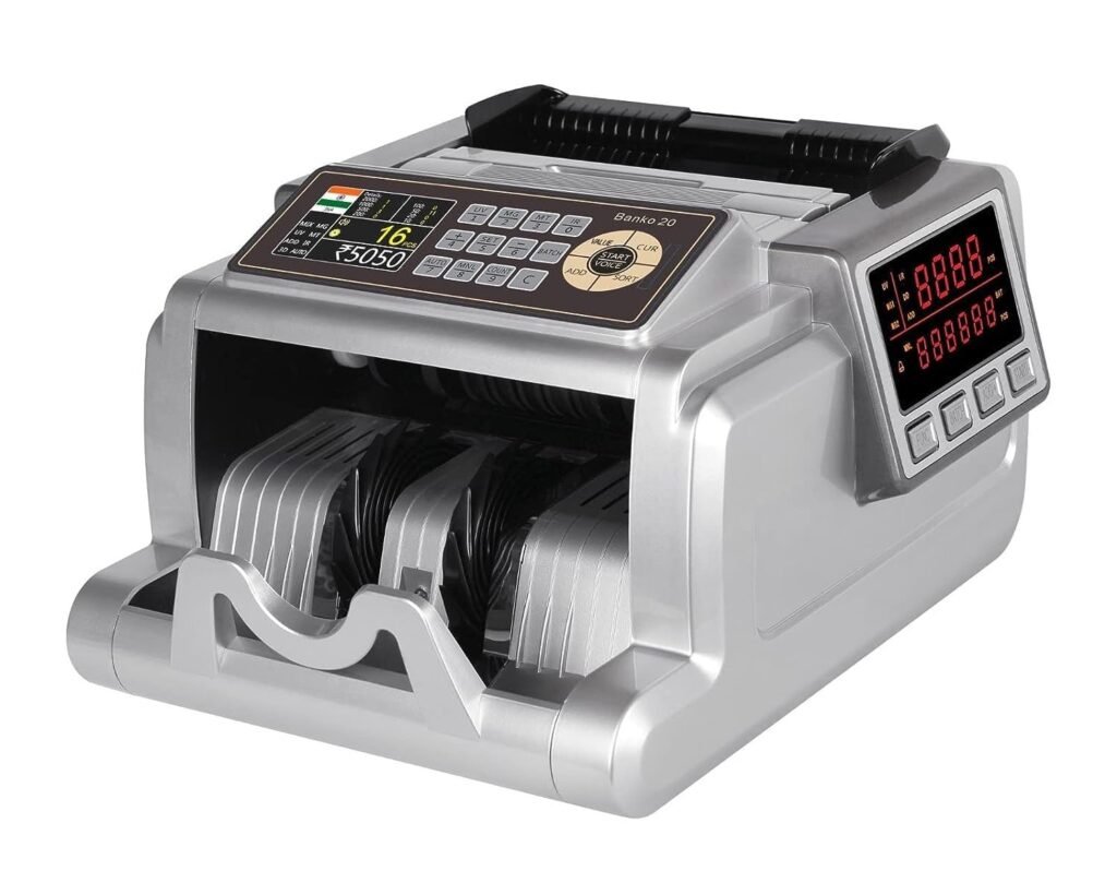 Purchase swaggers Heavy Obligation Combine Worth Be aware Counting Machine with MG, UV, IR, MT Pretend Be aware Detection- Triple Show Appropriate for All New Notes| Utilized in Banks, Accommodations, Hospitals, Jewelry Retailers and so on. – Finest Value India | AskMeFlash