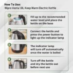 Purchase Wipro Vesta 1.8 Litre SS Kettle with Preserve heat Perform | Auto lower off | Dry Boil Safety & Over Warmth Safety | 2 Years Guarantee (SS, 1500 Watt) - Greatest Worth India | AskMeFlash - Image 5