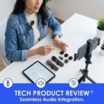 Purchase Wi-fi Lavalier Microphone 2 in 1 Mini Clip On Mic - Greatest Worth India | AskMeFlash - Image 5