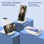 Purchase UNIGEN UNIDOCK 350 | 15W Foldable Quick Wi-fi Charging Station | Suitable with All Wi-fi Charging Smartphones, Galaxy Watch 5/4/3/Lively 2 & Buds (White) - Greatest Worth India | AskMeFlash - Image 5