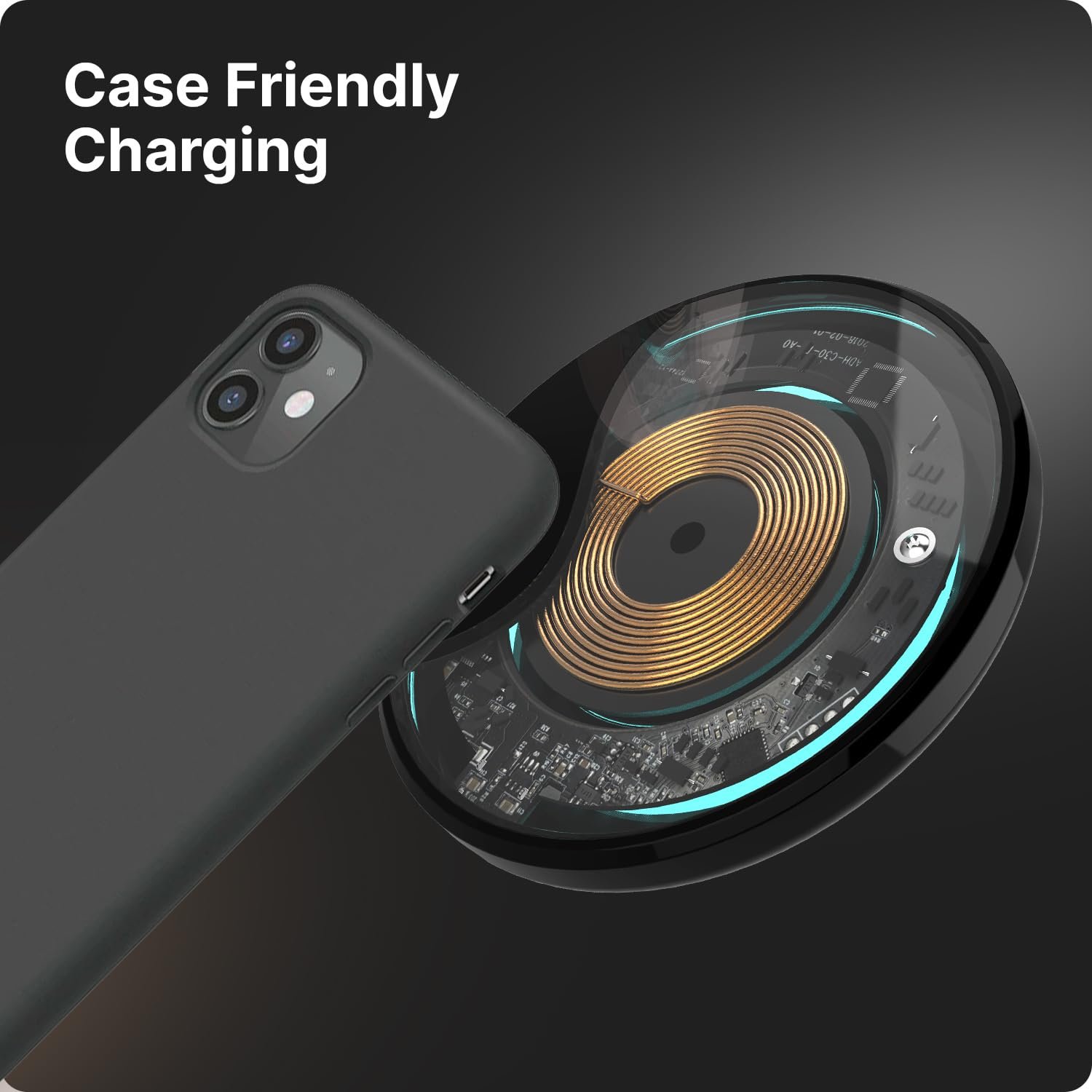 Purchase Crossbeats Turbo Quick Wi-fi Charger, 5/7.5/10/15W USB Kind C Qi Licensed Charging Pad Suitable with iPhone 15/14/13/12 Sequence, Galaxy S23/S22 Sequence, Pixel 7/6 Sequence, AirPods Professional - Clear - Finest Worth India | AskMeFlash - Image 6