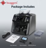 Purchase swaggers Heavy Responsibility Blended Denomination Notice Counting Machine with 2 CIS Sensors, Multi Forex Helps| UV/MG/IR/MT Pretend Notice Detection| Serial Quantity Recognition, Contact Display - Greatest Value India | AskMeFlash - Image 6