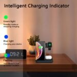 Purchase 3 in 1 Wi-fi Charger for Wi-fi Charging Station for Qi 15W Quick Wi-fi Charging Stand Dock Wi-fi Charger Appropriate with All Smartphone - Greatest Value India | AskMeFlash - Image 3