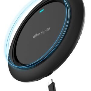 Purchase eller santé® 15W Wi-fi Charger MontClad Sequence PD & Qi-Licensed with Kind C Cable for 17/17 Air/17 Professional/17 Professional Max, iPhone 16/16 Plus/16 Professional/16 Professional Max, iPhone 15/14/13/12/11 Sequence – Black – Finest Worth India | AskMeFlash