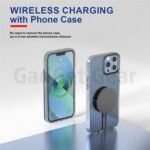 Purchase GADGET GEAR Magnetic Wi-fi Charger | 15W Quick Charging Round Pad | Quick iPhone Magsafe Charger Appropriate with iPhone Sequence (Black) - Finest Value India | AskMeFlash - Image 2