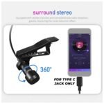 Purchase Drumstone ProClip Kind-C Lavalier Microphone (Black) – Clip-On Collar Mic with 1.5m Cable for Voice Recording, Streaming, Podcasts & Video Calls | 15-Yr Restricted Guarantee - Finest Worth India | AskMeFlash - Image 4