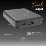 Purchase Kratos Magsafe Wi-fi Energy Financial institution 10000mAh, 22.5W Quick Charging with 15W Wi-fi Output, Sturdy Magnetic Maintain, USB Kind-C, Suitable with iPhone 12 & Above, Android Qi Units (Black) - Greatest Worth India | AskMeFlash - Image 9