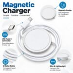 Purchase Wi-fi Charger 15 Watt Suitable with iPhone 17/16/15/14/13/12 Sequence,15W Quick Charging Pad for Air pods 3/2/Professional - Finest Worth India | AskMeFlash - Image 2