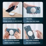 Purchase Elevea 𝟓 𝐘𝐞𝐚𝐫𝐬 𝐖𝐚𝐫𝐫𝐚𝐧𝐭𝐲 Magnetic Wi-fi Charger 15W Quick Wi-fi Charging Pad with Sturdy Braided Kind C Cable Moveable Snap Charging Disc for MagSafe Appropriate Telephones White - Greatest Worth India | AskMeFlash - Image 3