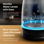 Purchase Wipro Elato BK214 1.8 litre Glass LED electrical Kettle| Auto minimize off | Triple Safety - Dry Boil, Steam & Over Warmth |Stainless Metal Internal Physique | 1200 watts - Greatest Value India | AskMeFlash - Image 2