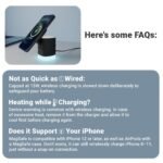 Purchase Zebronics 3-in-1 Wi-fi Foldable Charging Pad with 23W Output, MagSafe Appropriate, Quick Charging, Constructed-in Safety, FOD, 1m Sort-C Cable, for iPhone 16/15/14/13/12 Sequence(MagBoost 50,Matt Black) - Greatest Value India | AskMeFlash - Image 4