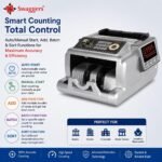 Purchase swaggers Combine Worth Notice Counting Machine with Triple Show and Superior Pretend Notice Detection-Suitable for All New Notes| Add, Batch & Kind| Utilized in Banks, Motels, Hospitals, Jewelry Retailers and so forth - Finest Value India | AskMeFlash - Image 4