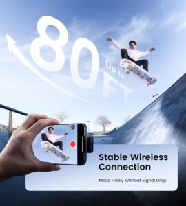Purchase [Upgraded] Wi-fi Lavalier Lapel Microphone 66FT Vary with 6H Working Time Plug & Play Mini Mic with Upgraded Noise Discount and Reverb for Vlogging, Video Recording, Stay Streaming, Interview - Greatest Worth India | AskMeFlash - Image 3