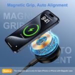 Purchase 15W Magnetic Wi-fi Charger, 15W Quick Wi-fi Charging Pad with PD 3.0 Adapter - Finest Value India | AskMeFlash - Image 4