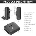 Purchase ADZOY ADL-J13 Wi-fi Microphone | Kind-C | Rechargeable for Laptop computer, Cellular, DSLR & PC | Twin Mic with Receiver & Noise Cancellation | Plug & Play Clip-on Mic for YouTube, Interviews, Vlogging, Reels - Greatest Worth India | AskMeFlash - Image 9