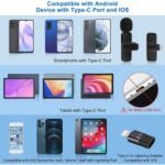 Purchase Wi-fi Lavalier Lapel Microphone for iPhone iPad,Mini Recording Cellphone Mic for Reside Stream,for Video Recording,Interview,TikTok,Fb Reside,YouTube (Sort C Single Mic Set) - Greatest Value India | AskMeFlash - Image 3