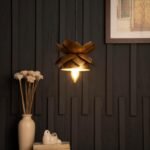 Purchase Lotus Pendant Mild | Premium Metallic Hanging Lamp with E27 Holder | LED Suitable Ceiling Mild for Eating, Kitchen & Entryway (Gold) – Greatest Worth India | AskMeFlash