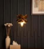Purchase Lotus Pendant Mild | Premium Metallic Hanging Lamp with E27 Holder | LED Suitable Ceiling Mild for Eating, Kitchen & Entryway (Gold) – Greatest Worth India | AskMeFlash
