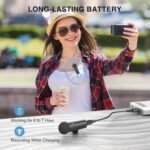 Purchase FIFINE Wi-fi Lavalier System with 2 Microphones, Recording Lapel Mic Clear Sound for YouTube Video Interview Vlog, Twin Mini Mic with Sort C Receiver for Android Cellphone Laptop computer-M8 - Greatest Value India | AskMeFlash - Image 6