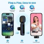 Purchase Mini Wi-fi Lavalier Microphone for Android and iPhone, iOS Units - Noise Discount Lapel Mic for Recording, Clip on Mic, for Video Recording, Tiktok, Youtube, Vlog Podcast Content material Creator - Greatest Worth India | AskMeFlash - Image 5
