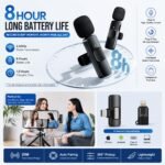 Purchase Wi-fi Microphone, 2.4GHz, Plug & Play, Noise Discount, 20M Transmission, Suitable with Android, Kind-C - Finest Value India | AskMeFlash - Image 4