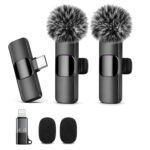 Purchase K9 Twin Wi-fi Lavalier Microphone for Android/iPhone 3 in 1 Collar Mic with USB-C & Lightning Plug | Mini Transportable Bluetooth Speaker with Microphone – Finest Value India | AskMeFlash