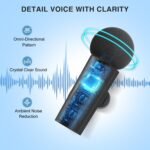 Purchase FIFINE Wi-fi Lavalier System with 2 Microphones, Recording Lapel Mic Clear Sound for YouTube Video Interview Vlog, Twin Mini Mic with Sort C Receiver for Android Cellphone Laptop computer-M8 - Greatest Value India | AskMeFlash - Image 3