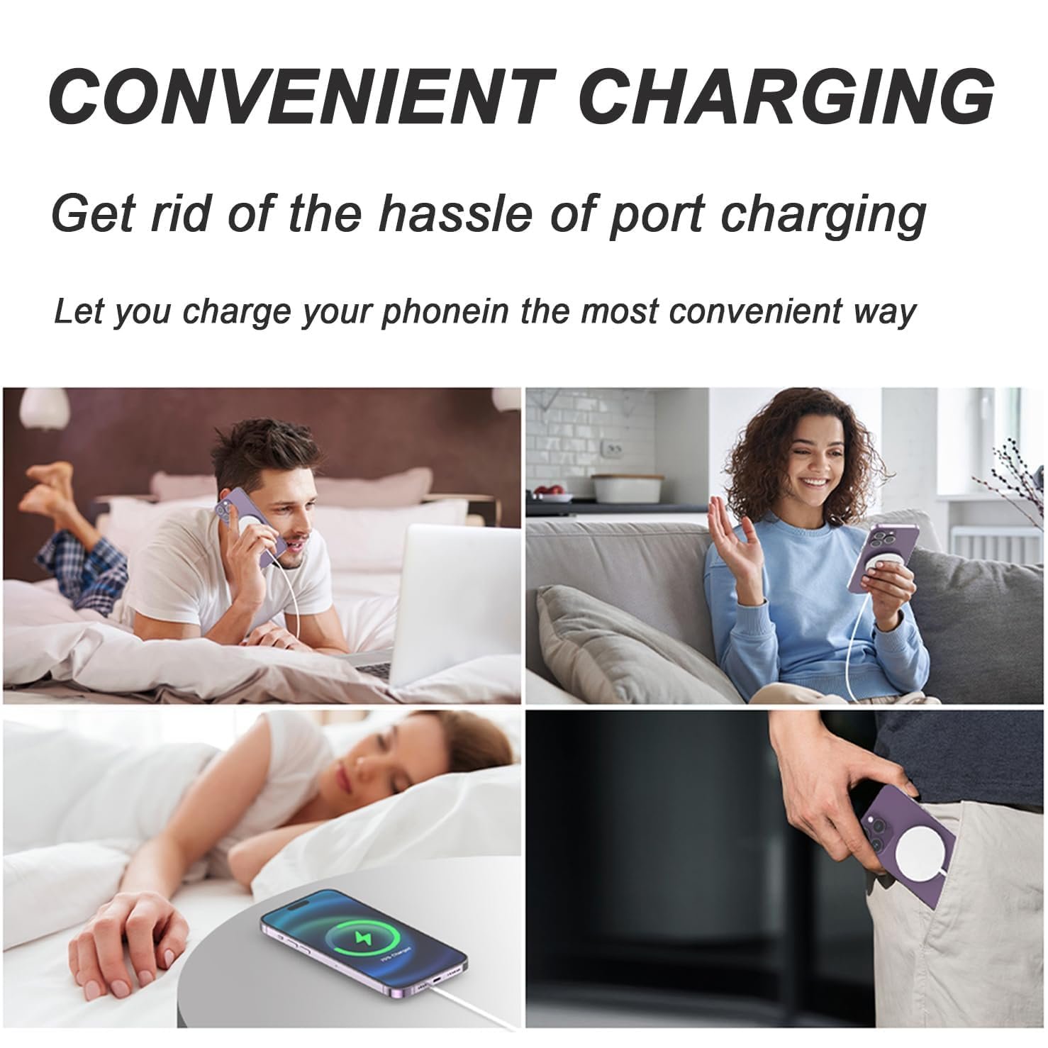 Purchase Elevea 𝟓 𝐘𝐞𝐚𝐫𝐬 𝐖𝐚𝐫𝐫𝐚𝐧𝐭𝐲 Magnetic Wi-fi Charger 15W Quick Wi-fi Charging Pad with Sturdy Braided Kind C Cable Moveable Snap Charging Disc for MagSafe Appropriate Telephones White - Greatest Worth India | AskMeFlash - Image 4