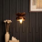 Purchase Lotus Pendant Mild | Premium Steel Hanging Lamp with E27 Holder | LED Suitable Ceiling Mild for Eating, Kitchen & Entryway (Bronze) – Finest Worth India | AskMeFlash