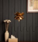 Purchase Lotus Pendant Mild | Premium Metallic Hanging Lamp with E27 Holder | LED Suitable Ceiling Mild for Eating, Kitchen & Entryway (Gold) - Greatest Worth India | AskMeFlash - Image 8