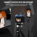 Purchase Neewer CM28 PRO Wi-fi Lavalier Lapel Microphone System with Charging Case 48KHz 16 Bit Uncompressed Audio Noise Canceling 4GB Storage 9Hrs Recording Suitable with iPhone iPad Android Digicam PC - Finest Worth India | AskMeFlash - Image 2