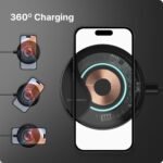 Purchase Crossbeats Turbo Quick Wi-fi Charger, 5/7.5/10/15W USB Kind C Qi Licensed Charging Pad Suitable with iPhone 15/14/13/12 Sequence, Galaxy S23/S22 Sequence, Pixel 7/6 Sequence, AirPods Professional - Clear - Finest Worth India | AskMeFlash - Image 5