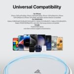 Purchase Vaku Luxos® 15W Wi-fi Charger Albany Sequence Quick Charging Pad PD Qi-Licensed with Kind C Cable for iPhone 15/15 Plus/15 Professional/15 Professional Max, iPhone 14/14 Plus/14 Professional/Max, iPhone 13/12/11 Sequence- White - Greatest Value India | AskMeFlash - Image 7