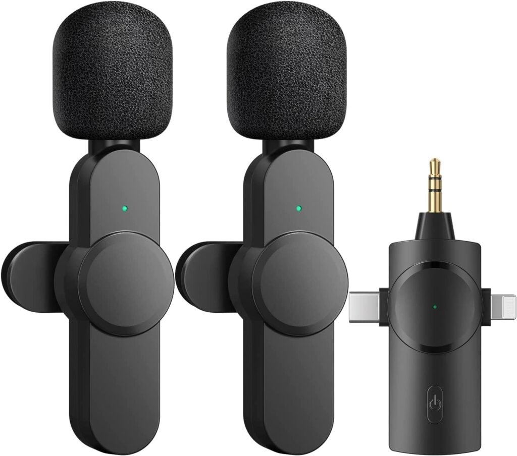 Purchase Wi-fi Lavalier Omnidirectional Microphone System Vlog for Kind-C Android & iPhone,Plug and Play,Noise Discount,No Want APP & Bluetooth (VM6) – Greatest Worth India | AskMeFlash
