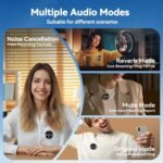 Purchase FXS COLLAR MIC 2 Pcs Wi-fi Lavalier Microphone for 1Phone Vlogging Included Charging Case & Jack Adapter, Noise Discount Plug-Play Clip on Lapel Mic for Vlogging,Youtuber,Video ,Dwell Streaming - Greatest Value India | AskMeFlash - Image 6