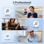 Purchase Wi-fi Mini Microphone for iPhone - 2 Pack Lavalier Clip-on Bluetooth Microphone for Video Recording, 2 in 1 Noise Cancellation Lapel Mic for iPad, Android Gadgets, PC - Finest Value India | AskMeFlash - Image 5
