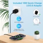 Purchase 15W Wi-fi Charger Pad with Adapter Quick Charging for Samsung Galaxy S25 Extremely Edge S24 FE S23 S22 S21 Z Fold6, Wi-fi Charging Station for Motorola G Energy 2025 Edge 50 Extremely,Pixel 9a,iPhone 16e - Greatest Value India | AskMeFlash - Image 2