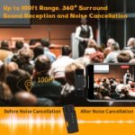 Purchase AURTEC Wi-fi Lavalier Microphone with Charging Case for Kind C/USB C Telephones, Set of two, Plug & Play, 100 Ft Vary, Noise Cancellation and Giant Battery - Greatest Value India | AskMeFlash - Image 3