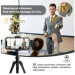 Purchase ADZOY ADL-J13 Wi-fi Microphone | Kind-C | Rechargeable for Laptop computer, Cellular, DSLR & PC | Twin Mic with Receiver & Noise Cancellation | Plug & Play Clip-on Mic for YouTube, Interviews, Vlogging, Reels - Greatest Worth India | AskMeFlash - Image 7