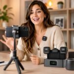 Purchase VELOMAX Mic for YouTube Wi-fi, 3-Stage Adjustable Noise Discount Mics Wi-fi with Magnetic Clip, Kind-C with 2 Mics & Charging Case, 164FT Vary, 64H Battery for Creators and Vloggers - Finest Value India | AskMeFlash - Image 7