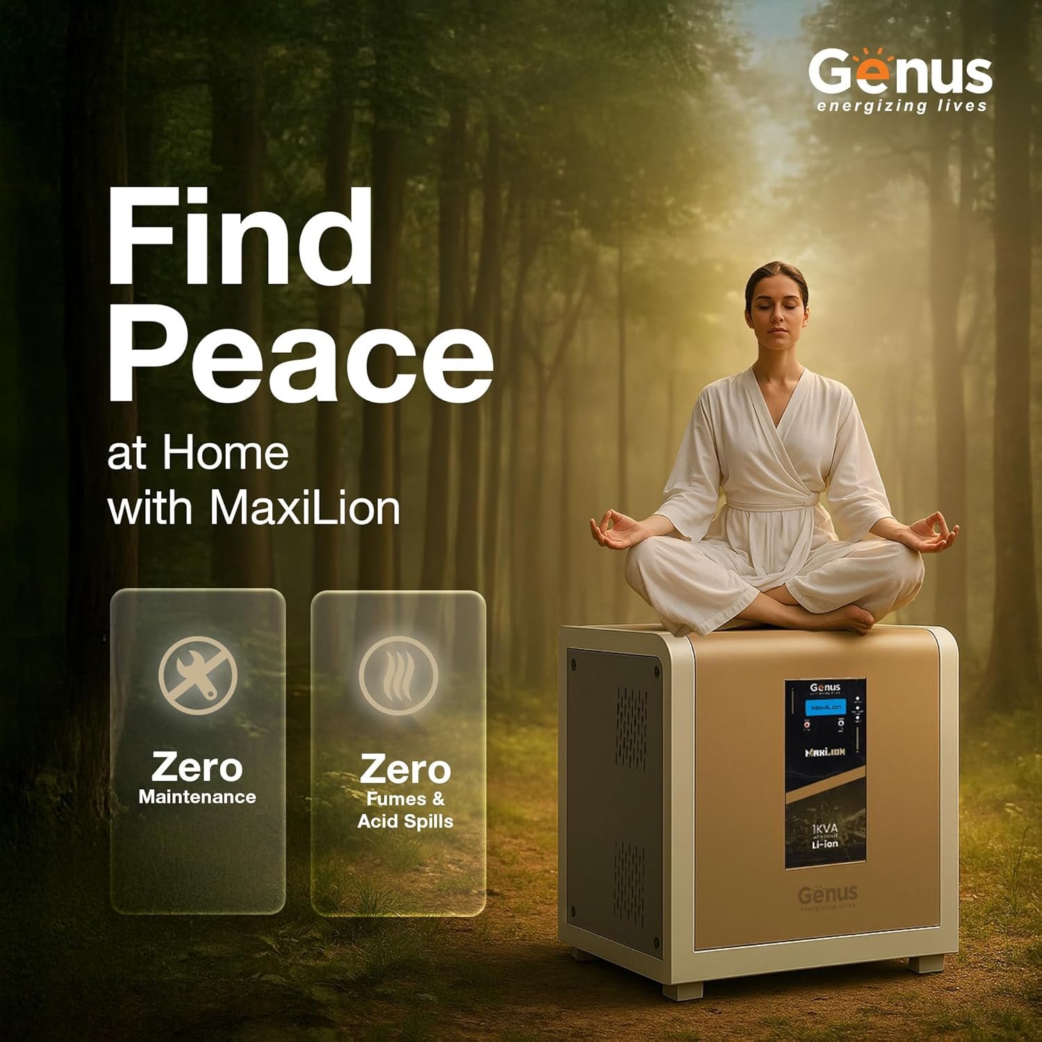 Purchase Genus MaxiLion 1000 VA Inverter with Upto 12 12 months Life Built-in 1280Wh Lithium-Ion Battery for House Workplace & Store - Full 5 12 months Product Guarantee - Finest Value India | AskMeFlash - Image 4